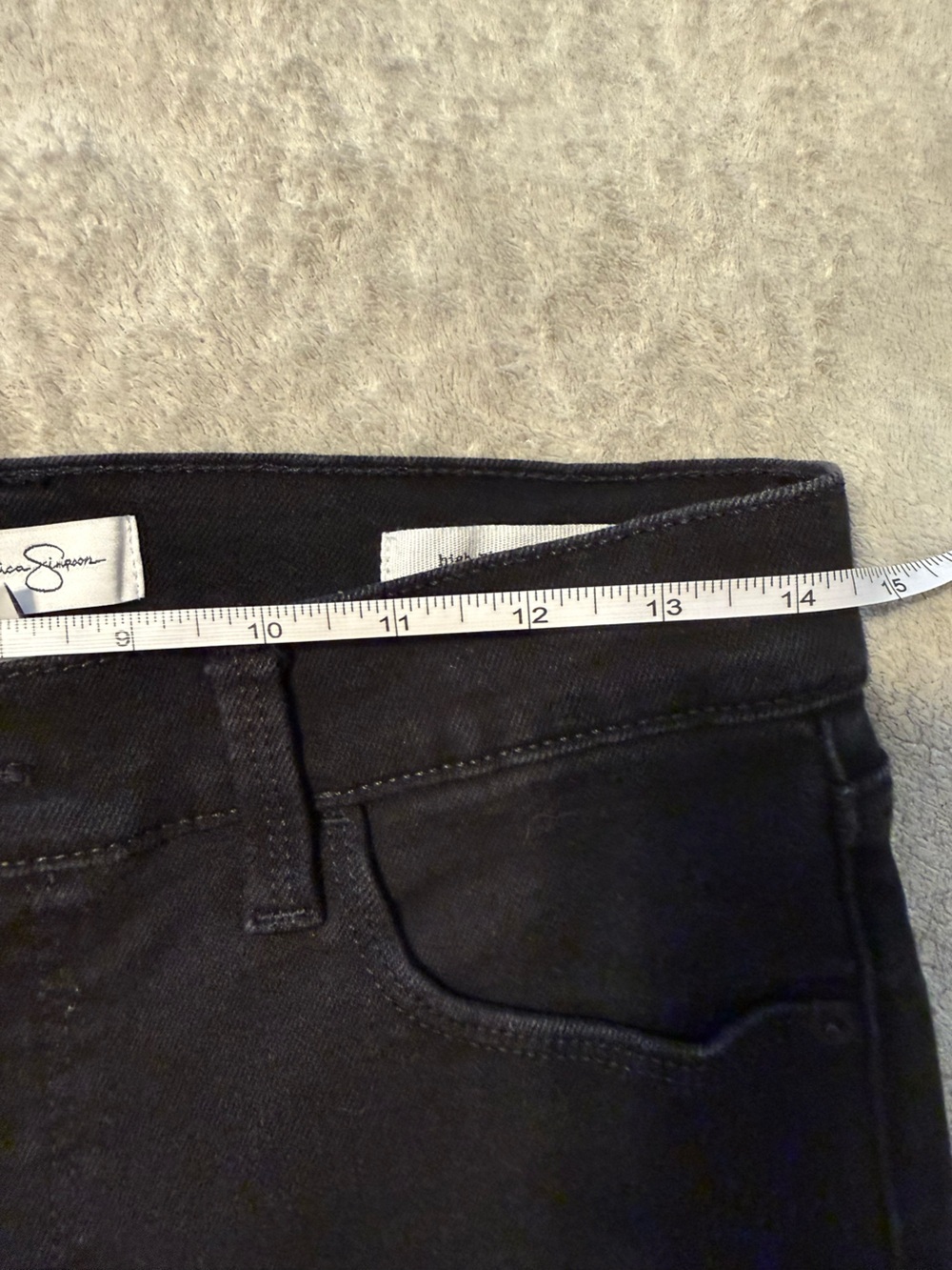 Jessica Simpson Black Bootcut Jeans Women’s Size 8 Stretch Denim 30” Inseam - Picture 6 of 10